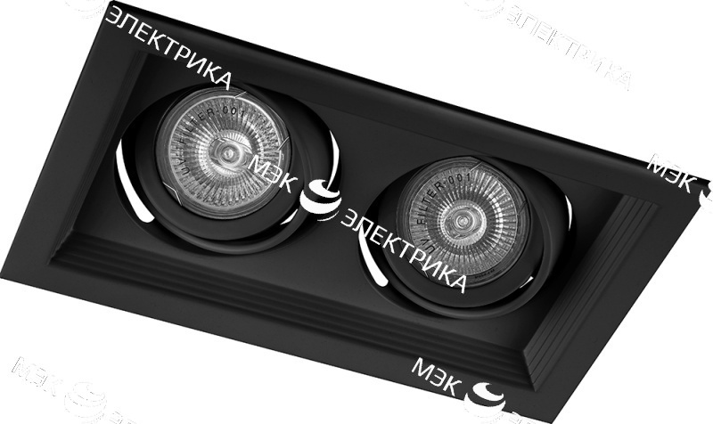 Светильник потолочный встраиваемый, MR16 G5.3 белый, DLT203 