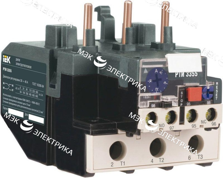 Реле тепл. РТИ 3359 48-65А IEK DRT30-0048-0065
