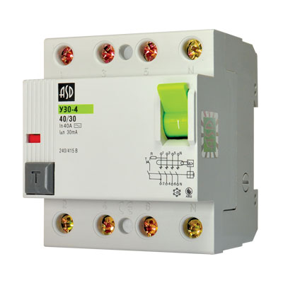 УЗО-4 4P16A/30mA ASD