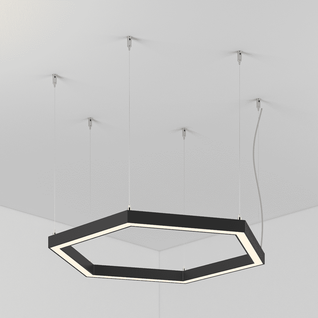 Светильник SECTION HEXAGON D550 Профиль 35х35 LED 44 W