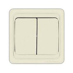 Выключатель 2. с/п слоновая кость "ВАЛЕРИ"