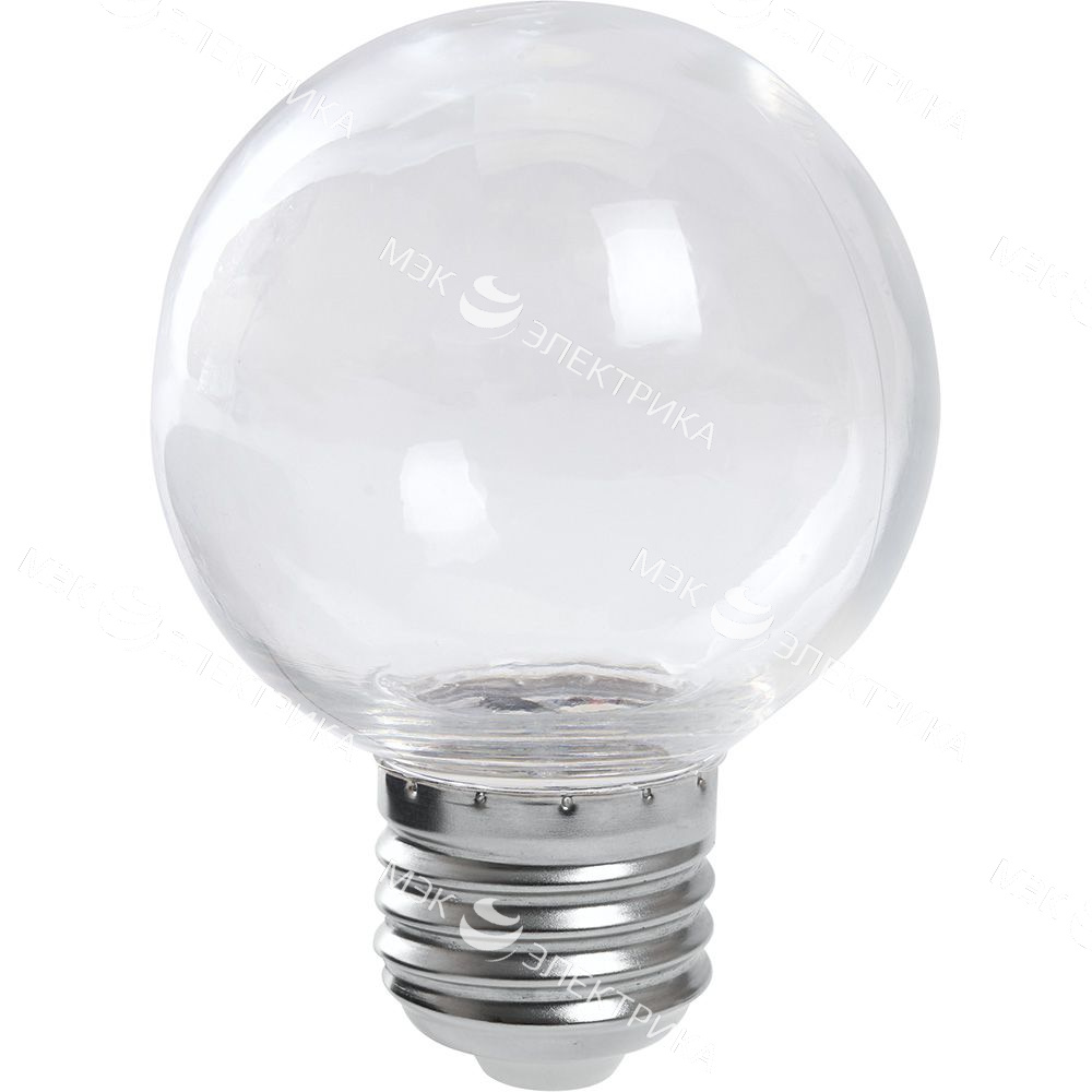 Лампа светодиодная Feron LB-371 Шар E27 3W 2700K прозрачный