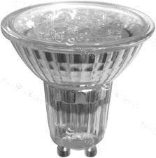 HP51 1W LED21 GU10 RGB (230V - 240V, 80lm) - лампа