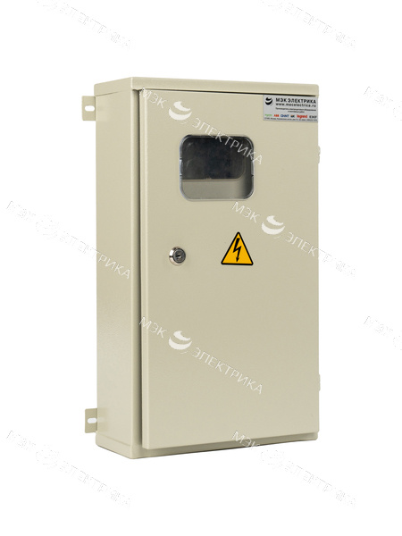 Щит учета ЩУ-1/4-С (620х420х120) IP65 (под четыре счетчика однофазных) (с креплением на столб)