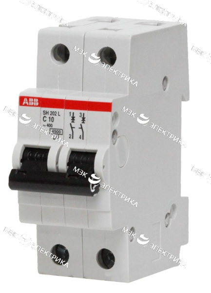 Автомат АВВ 2-ф 50А С (SH202L)