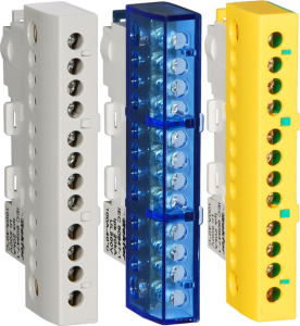 Шина нулевая изолированная KSN-6-6х9-16 GREY