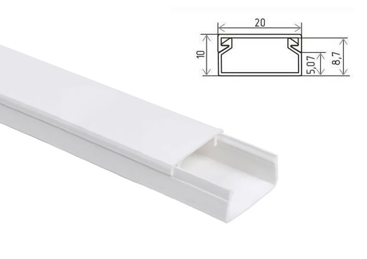 Кабель-канал КЭ 20х10 "Лигран" L-2 м Т (160м)