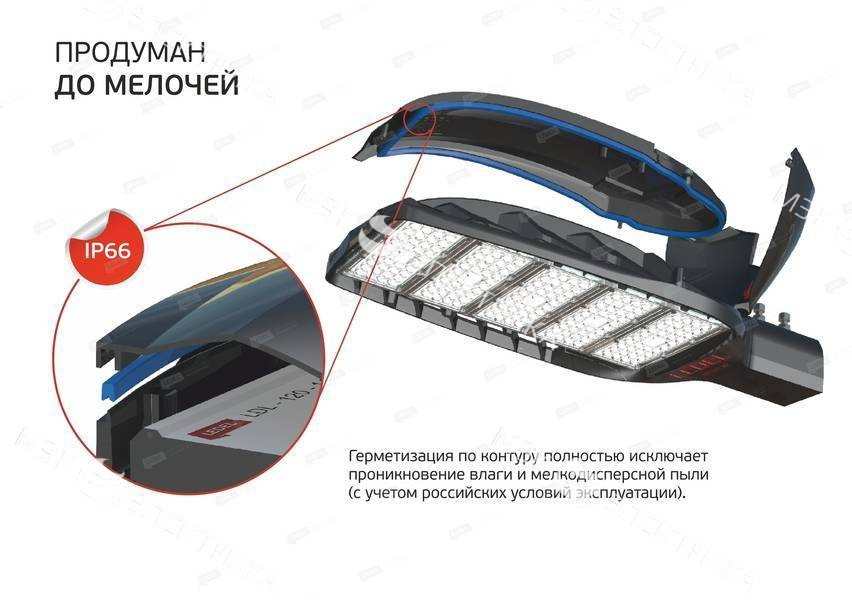 Светильник Street X1/120/Ш8M/5.0K/(L6)/MT/SKX-02/220AC IP66 поворотное крепление LEDEL X1037