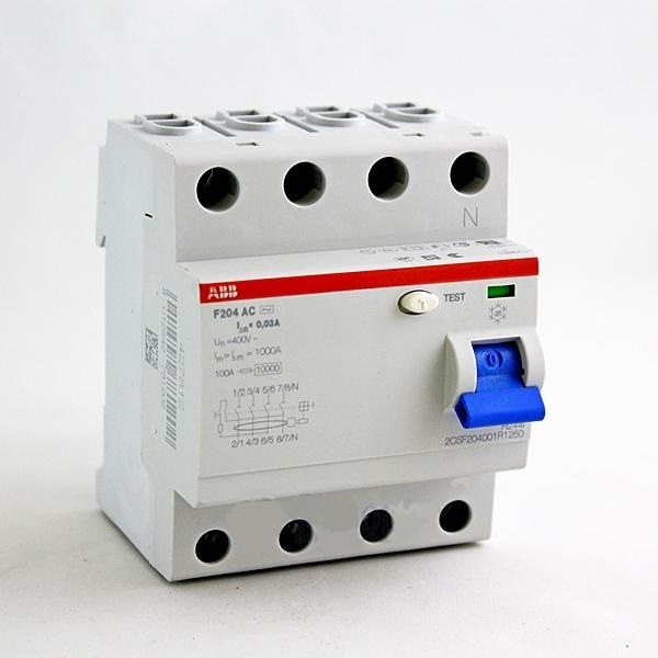 УЗО АВВ F204 100А/300мА 4-х пол