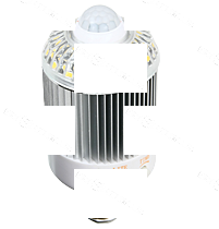 Лампа светодиодная E27-20W-6000K с датчиком движения FlexLED