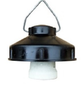 Арм-ра НСП 03-60 (подвес.пластм.) патр/керам. черная