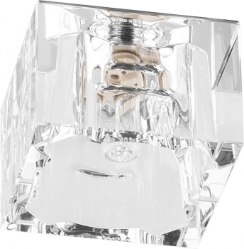 Светильник потолочный JCD9 35W G9 с прозрачным стеклом, хром JD62 Feron