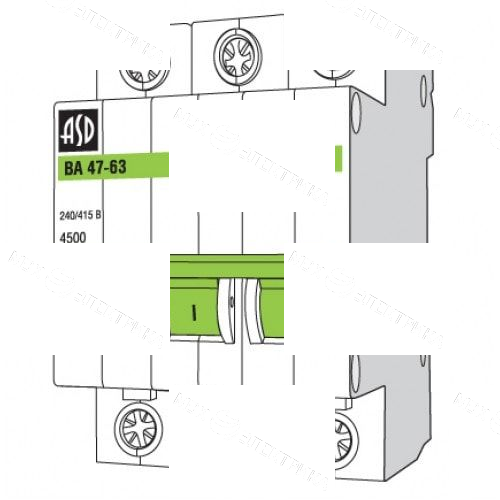 Автомат ASD ВА 47-63 3P C25