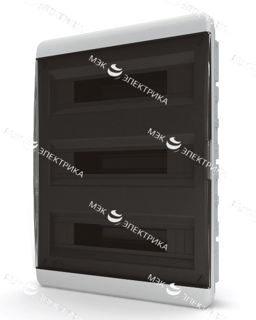 Бокс встраиваемый IP-40 54 модулей проз/черный BVK 40-54-1