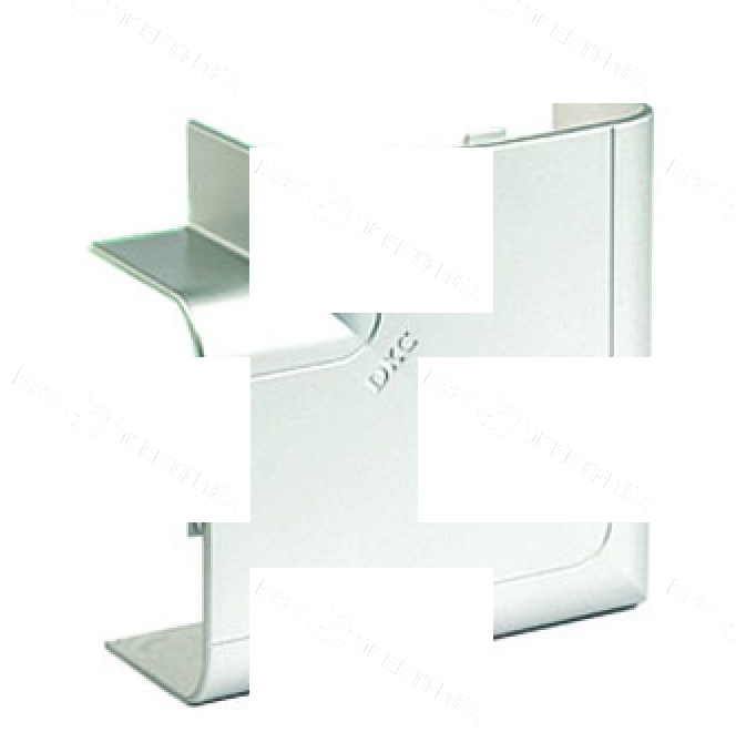 Угол для кабель-канала плоский изменяемый 90х50 с разделит. сер. метал. DKC 09503G