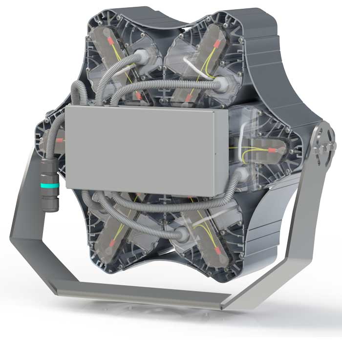 Светильник L-lego II 330 banner/270/Г60/4.0K/01/L100/IKIX-66/220AC IP66 поворотное крепление LEDEL L