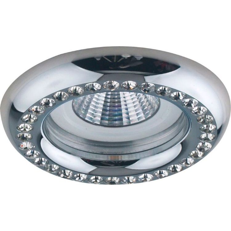 Светильник потолочный MR16 MAX50W 12V G5.3, прозрачный, хром, DL113-C