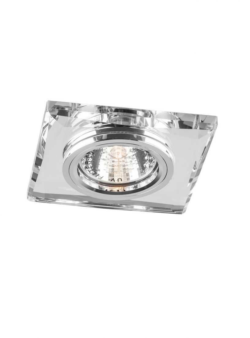 Светильник встраиваемый Feron 8150-2 потолочный MR16 G5.3 серебристый