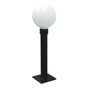 Cадово-парковый светильник ШАР h= 1м., d=250 мм белый МЭК Электрика