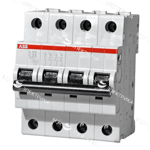 Автомат АВВ 4-ф 63А С (S204) 