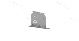 Крышка торц-я глухая Universal-Line ширина15мм RAL9010 белый матовый 1 шт