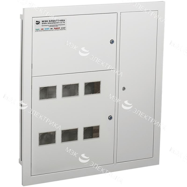 ЩЭ-6-квартирный 1000(930)х1060(950))х150 встраиваемый со слаботочным отсеком