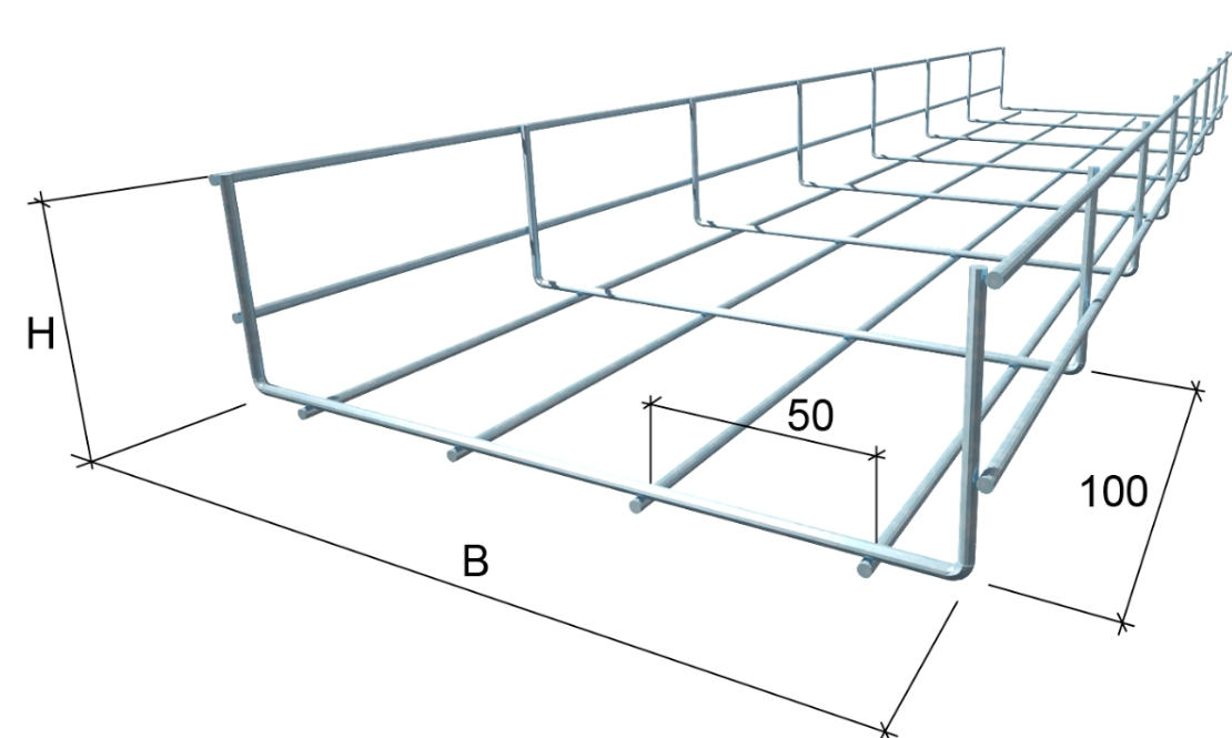 Проволочный лоток 60х200 L3000