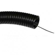 Труба ПНД d-25мм гофр. L-50 черная