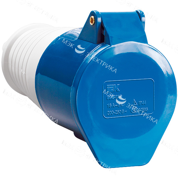 Розетка 223 переносная 2Р+РЕ 32А 220В IP44 