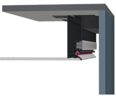 Профиль Lumfer BP01 безрамный потолок