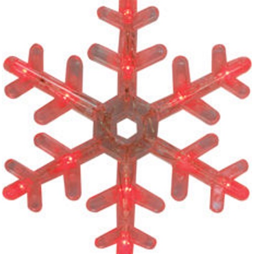 Гирлянда "13 разноцветных снежинок", CL108