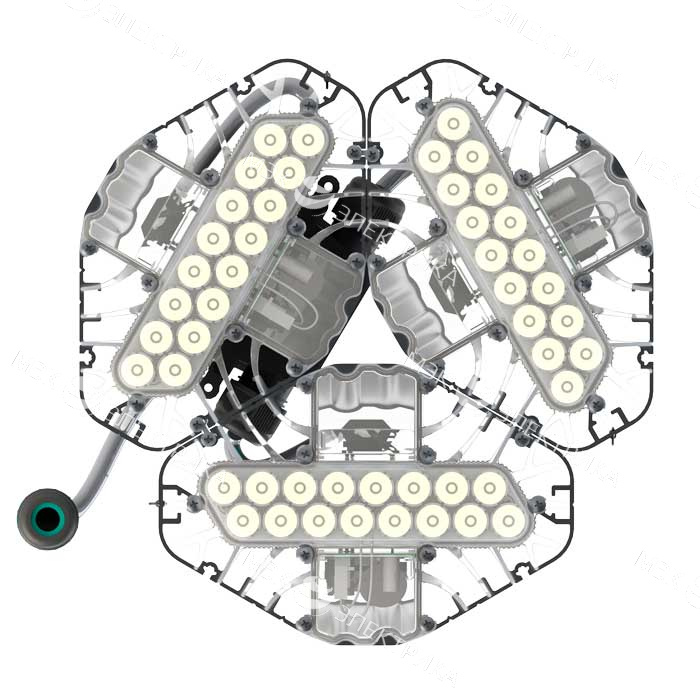 Светильник L-lego II 165/135/Г60/5.0K/L100/01/IKIX-33/220AC IP66 подвесное крепление LEDEL LII072