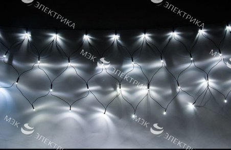 Гирлянда светодиодная "сеть" CL30 белый