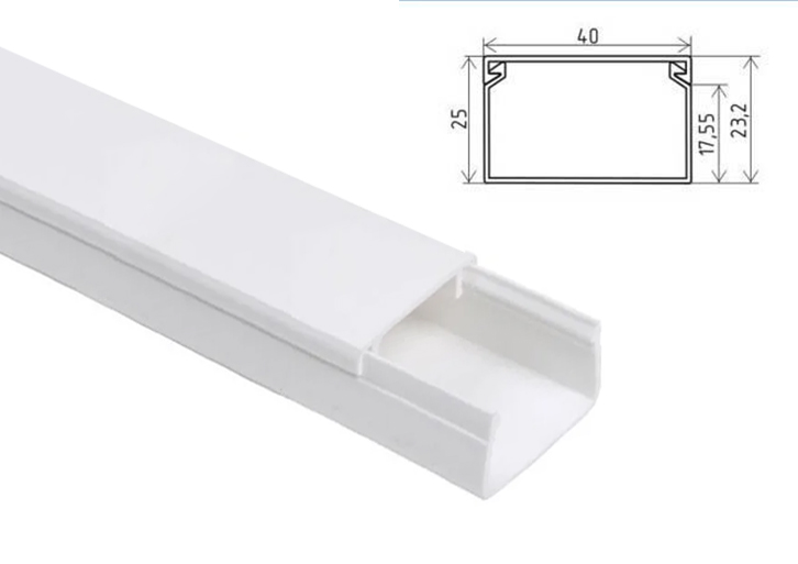 Кабель-канал КЭ 40х25 "Лигран" L-2 м Т (32м)