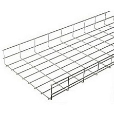 Лоток проволочный усиленный 150х100 L3000 сталь 4мм оцинк. IEK CLWG10-100-150-3