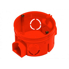 Кор.устан. с/пров. D68х42 (IP-20) красн. для кирпичный стен