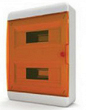 Бокс навесной IP-40 24 модулей прозр/оранжевая BNO 40-24-1