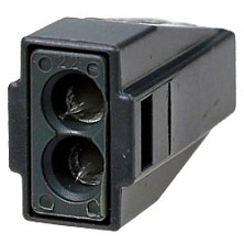 Клемма WAGO 773-302 на 2 провод.1-2,5мм (темносерый) 24А с/п(СНЯТ)