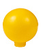 Рассеиватель РПА 85-003 (шар-пластик) желтый d-250mm