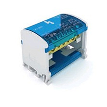 Шина N нулевая в корпусе на DIN-рейку SNK-2-15