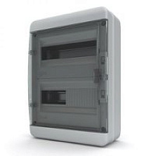 Бокс навесной IP-65 24 модулей прозр/черный BNK 65-24-1 