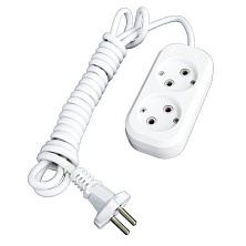 Удлинитель 2гн. 2м с/з ПВС 3x1 16А T-Plast