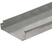 Лоток листовой неперфорированный 400х80 L3000 сталь 1мм IEK CLN10-080-400-3