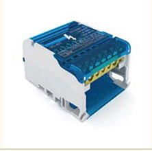 Шина N нулевая в корпусе на DIN-рейку SNK-2-4-07