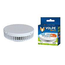 Лампа светодиодная GX53- 6W-белый Серия Simple Volpe