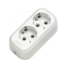 Колодка 2 гнезда c\з (T)