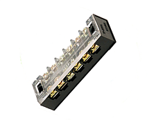 Блок зажимов БЗ-ТВ 25-4 25А 4пар карболит ASD