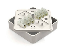 Кор.расп. о/пров. 100-100-44 с клем.кол. (IP-40) бел.