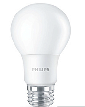 Лампа светодиодная E27- 7W-6500K (шар матовый) Philips
