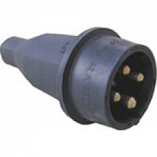 Вилка переносная (каучук) 3Р+Е,32А,380-415V (ASD 024)